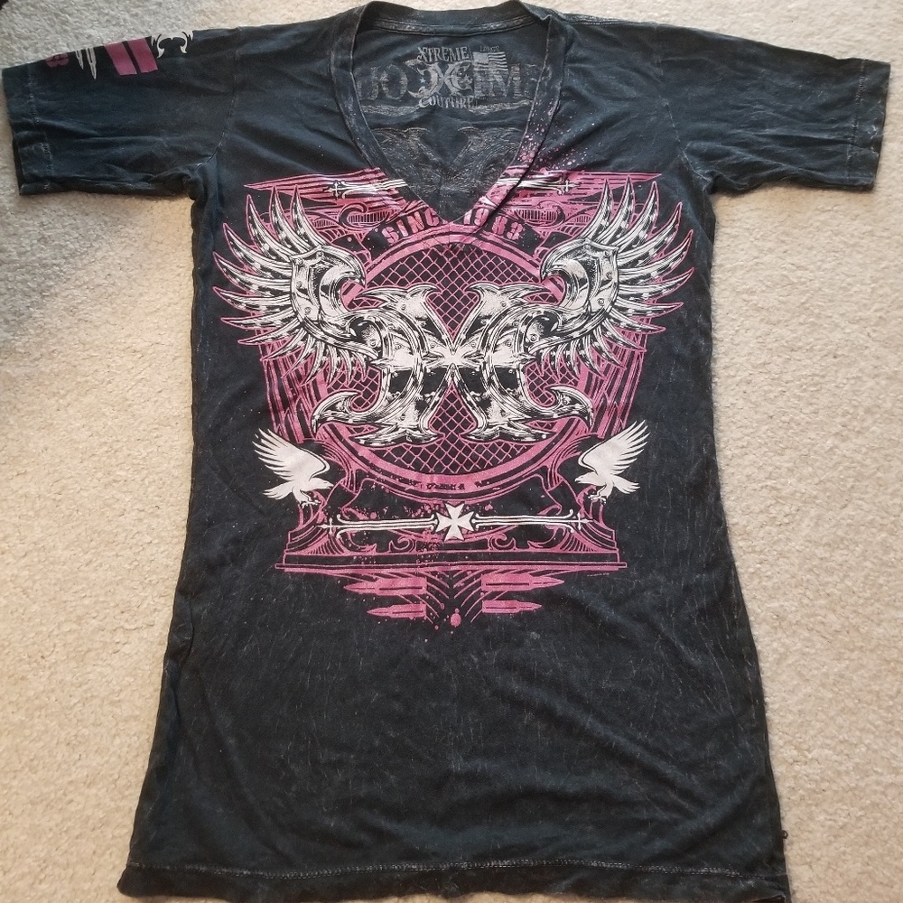 Extreme Couture by Affliction Shirt Size Large